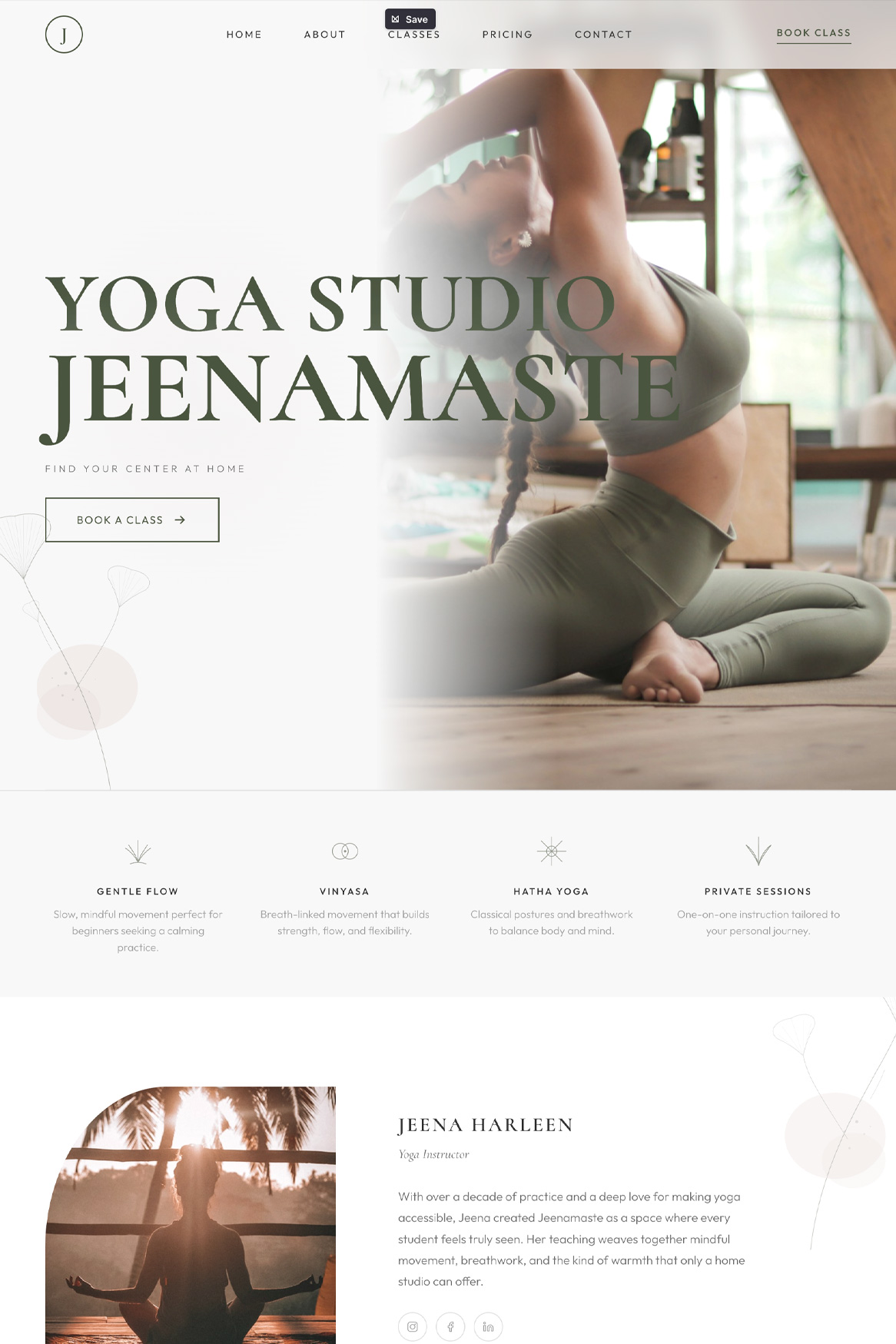 Jeena Maste Yoga Website